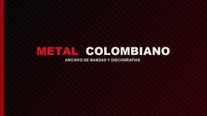 Vitam et Mortem - metal colombiano